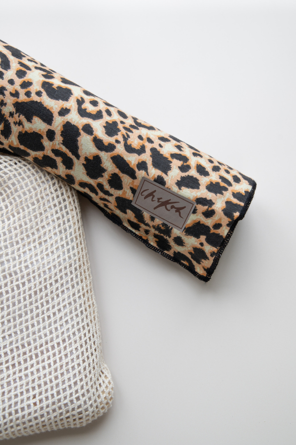 Chekoh Leopard Bamboo Baby Swaddle Wrap