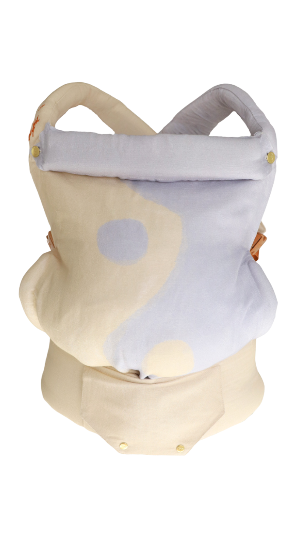 Limited Edition Chekoh X The Lullaby Club TLC Clip Baby Carrier - Yin Yang design in bamboo and linen 