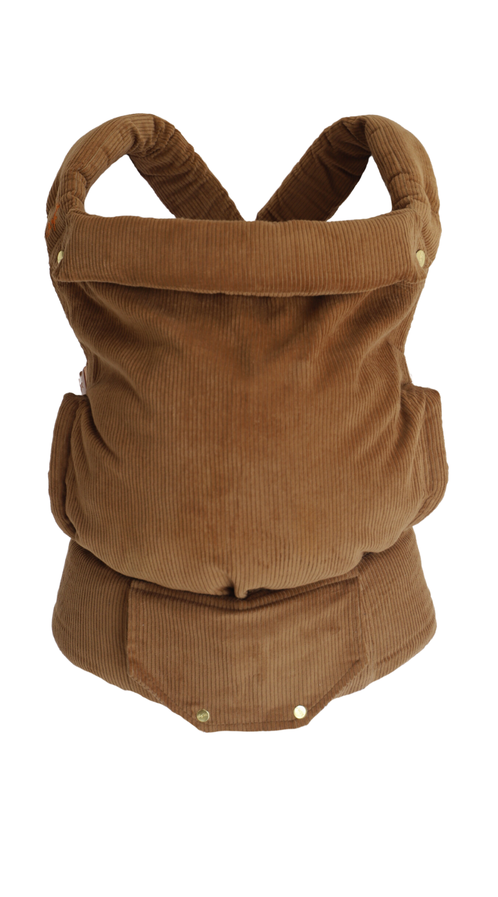 Mocha Corduroy Clip Carrier Chekoh Baby Australia suitable from newborn to toddler 