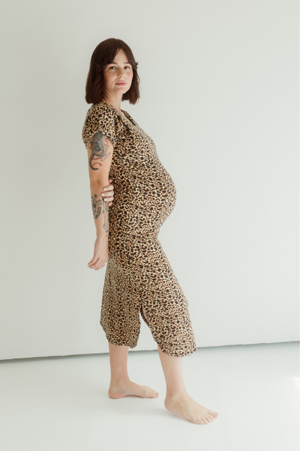 Leopard Print Maternity Dresses